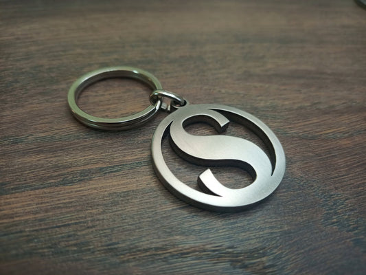Customized Alphabet SS Keychain