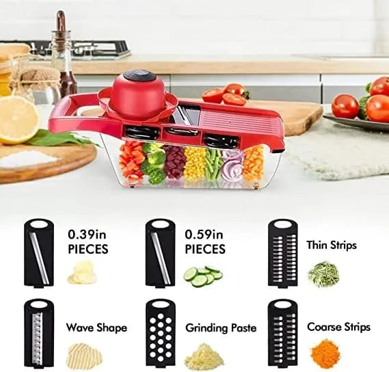 10 in 1 Vegetable Chopper & Mandoline Slicer