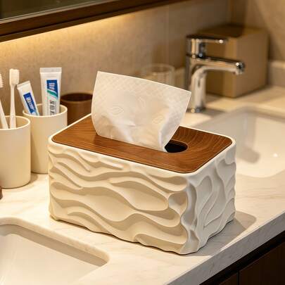 Wave Texture Tissue Box
