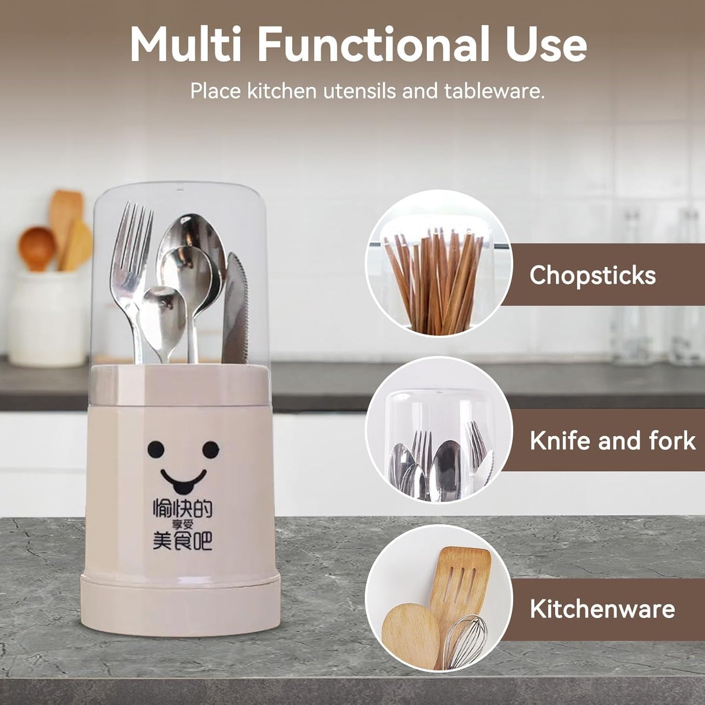 😊 Smiley Cutlery Holder