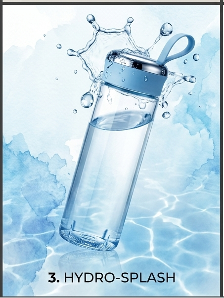 Premium Glass Water Bottle 400ML