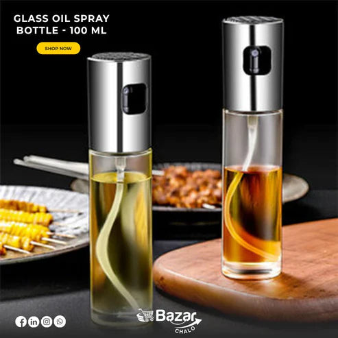 100ml Glass Oil Spray Bottle