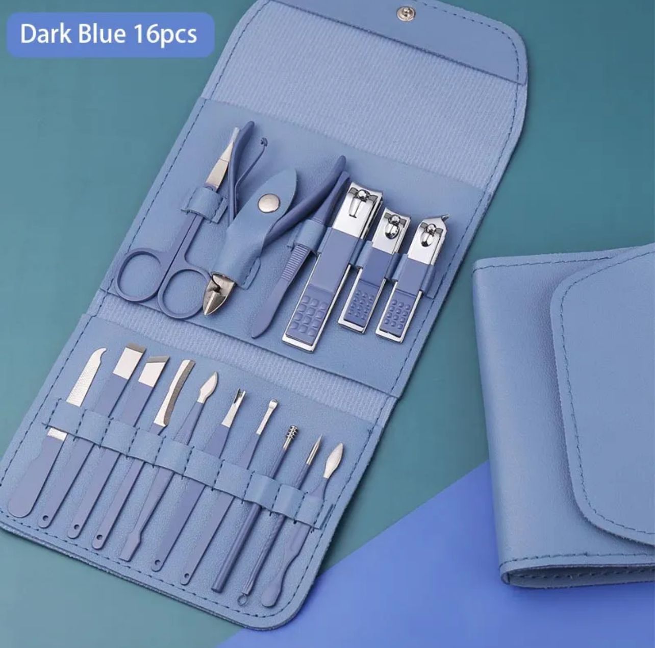 Professional 16PCS Manicure & Pedicure Grooming Kit