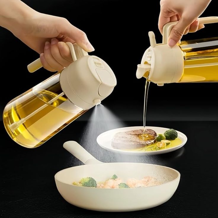 2-in-1 Glass Oil Jug