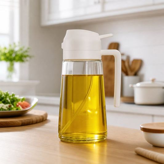 2-in-1 Glass Oil Jug