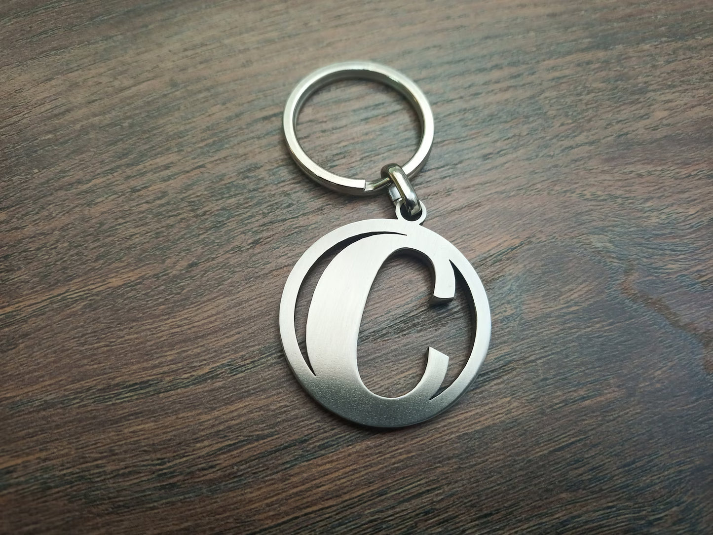 Customized Alphabet SS Keychain